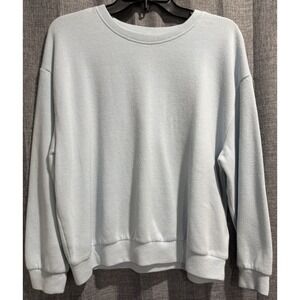 Buffalo David Bitton Ladies' Cozy Top Soft Blue Long Sleeve Size Large Staple